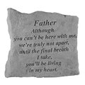 Berry Kay - Inc. Father Although You Can-t Be Here - Memorial - 5.25 Inches x 5.25 Inches 15820